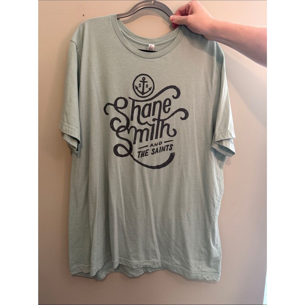 Bella Canvas Sage Green Shane Smith & The Saints Short Sleeve Tee
